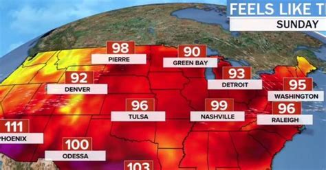 Heat Wave Impacting Million Americans Cbs News