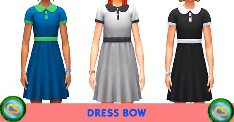 Dress Bow Cepzid Sims