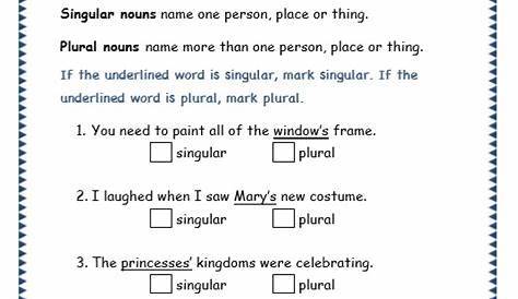 Possessive Pronouns Worksheet Grade 3 | TUTORE.ORG - Master of Documents