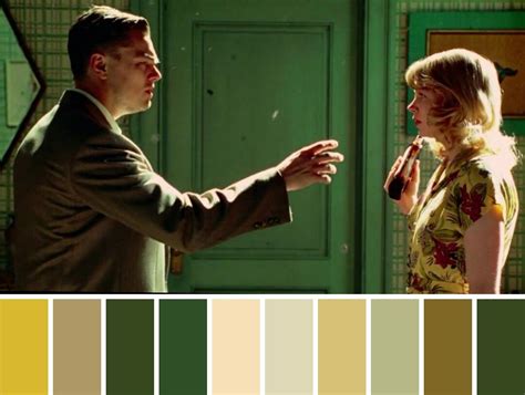 Cinematography Color Palette Movie Color Palette Green Colour Palette