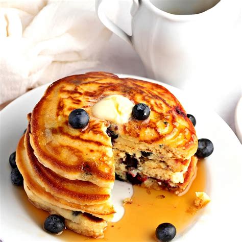 Fluffy Blueberry Pancakes Easy Recipe Insanely Good