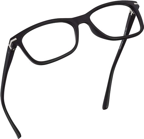 Readerest Blue Light Blocking Reading Glasses Black Zero Magnification