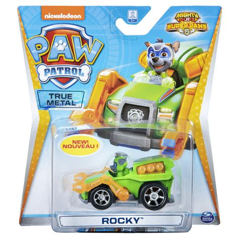 Paw Patrol True Metal Mighty Rocky Super Paws Collectible Die Cast