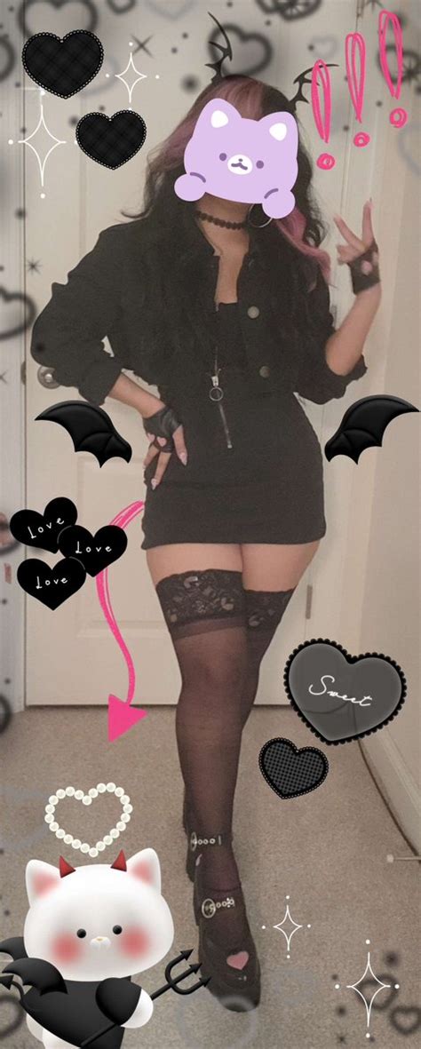 Dolce💖model Reveal💖 On Twitter Its Giving Goth Bimbo🖤💅🦇