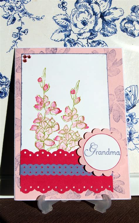 Crafting Becky Simply Stampin Challenge Colour Pink Pirouette