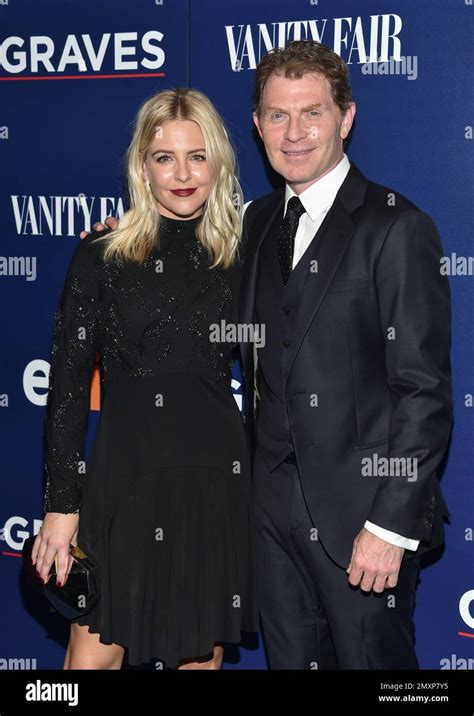 Actress Helene Yorke Left And Celebrity Chef Bobby Flay Attend The