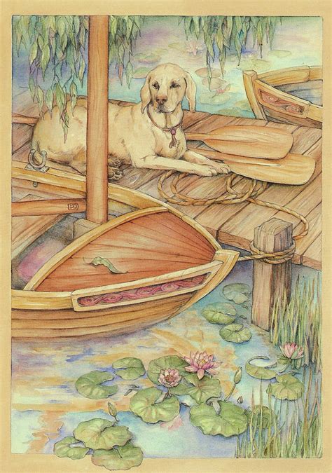 Golden Lab Painting By Kim Jacobs Fine Art America
