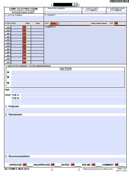 Download Fillable Da Form 5