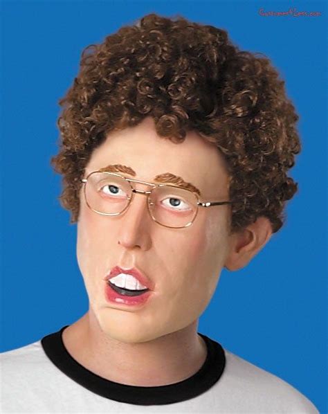 Napoleon D Mask With Hair Napoleon Dynamite Costume Accessories