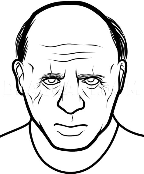 How To Draw Picasso Pablo Picasso Step By Step Drawing Guide By