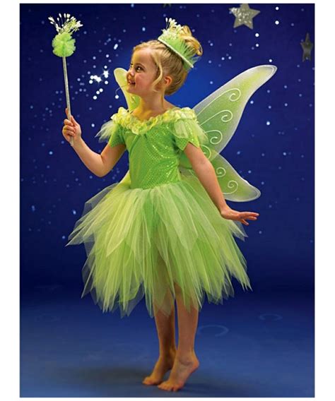 Kids Green Fairy Disney Girl Costume Girls Fairy Costumes