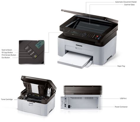 With the functions of printing, copying, scanning, the samsung m2070 offers seamless and. Samsung Mono Laser MFP - SL-M2070