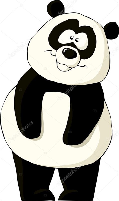 Funny Panda — Stock Vector © Dedmazay 7660991
