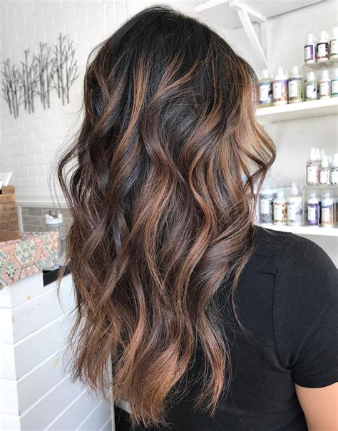 Cool Espresso Brown Hair With Caramel Highlights Ideas Entimes