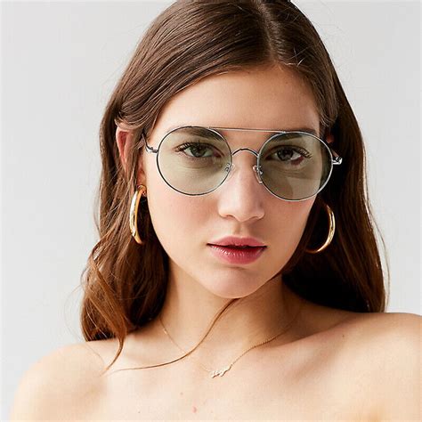 vintage round sunglasses mens womens fashion metal pilot shades retro glasses ebay