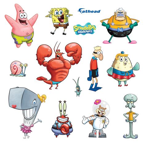 Spongebob Squarepants Characters Collection Officially Licensed Nic