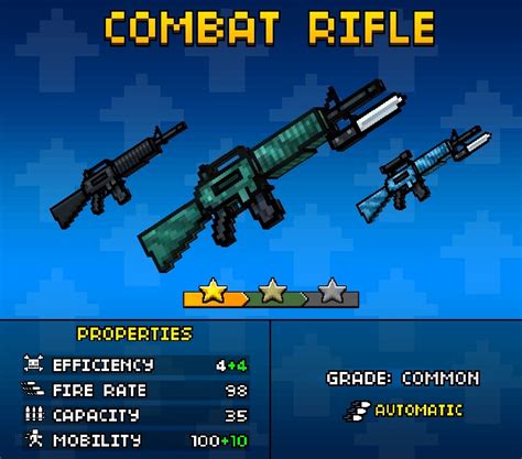 Combat Rifle Up1 Pg3d Pixel Gun Wiki Fandom Powered By Wikia
