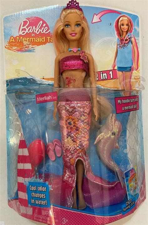 Barbie In A Mermaid Tale Merliah In Doll Mattel Ebay Barbie Mermaid Doll