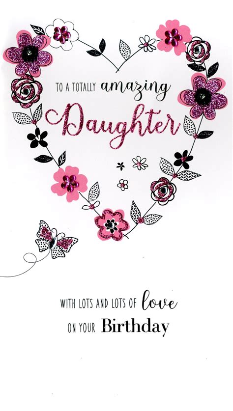 Daughter Birthday Card For A Special Daughter On Your Birthday
