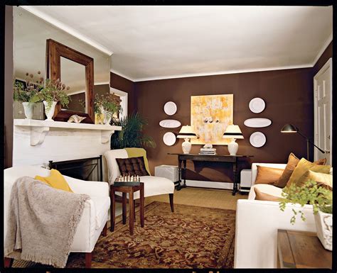 Chocolate Brown Living Room Southern Living