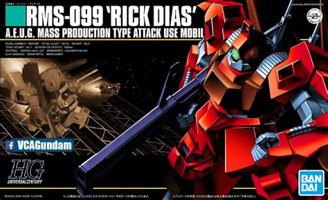 Bandai® Hg Rms 099 Rick Dias Quattro Custom Inspired By