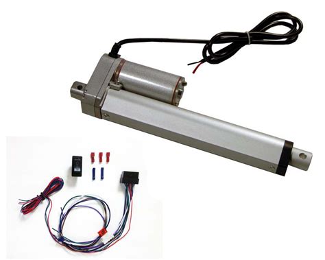6 Inch Linear Actuator Kit12 V W 225 Lbs Max Loadincludes Wiring