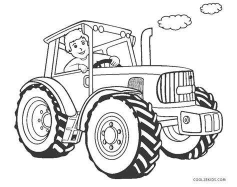 Tractor Kleurplaten Gratis Printen Voor Kinderen