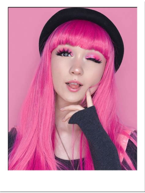 Long Pink Wig With Bangs Fashion Wigs Star Style Wigs Uk