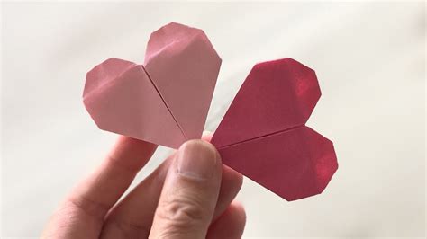 Easy Origami Heart Bookmark Origami Heart ️ Youtube