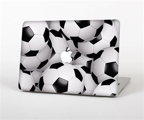 The Soccer Ball Overlay Skin Set For The Apple Macbook Pro 15 With Re