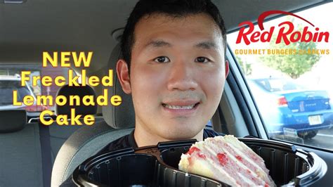 Red Robin New Freckled Lemonade Cake Review Youtube