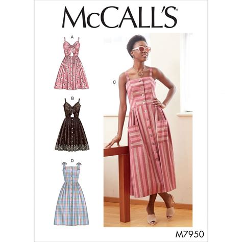 Misses Dresses McCalls Sewing Pattern M7950 Sew Essential