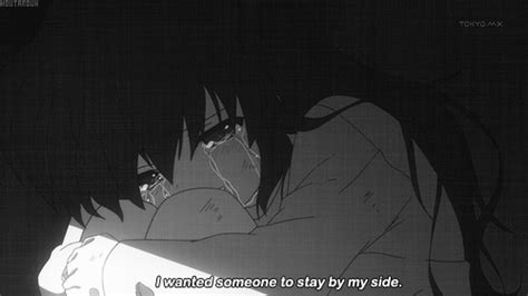 Depressed Cry Sad Anime Pictures Anime Girl Crying Kimono Ponytail