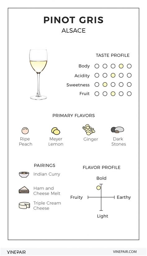 An Illustrated Guide To Pinot Gris From Alsace Pinot Gris Wine Drinks Wine Recipes