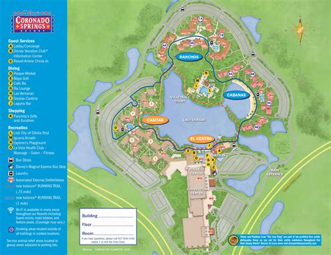 Disney Coronado Springs Resort Map - Maping Resources