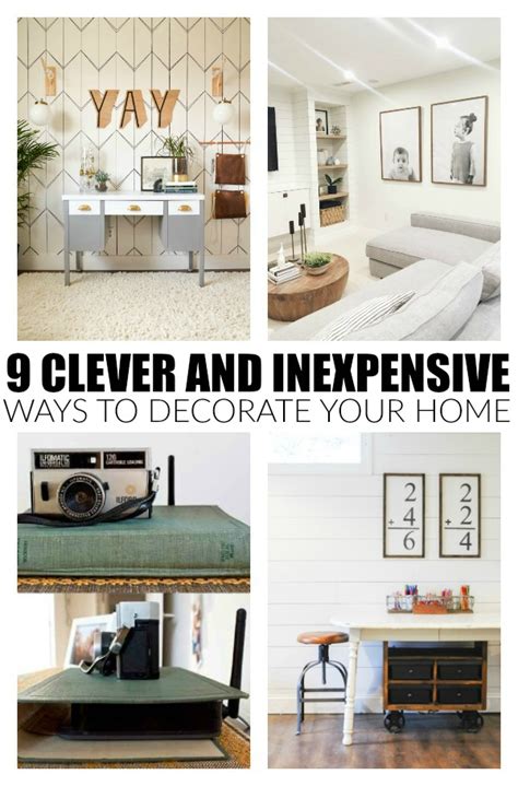 If you live in a rented space, this might not be an option for you. Clever and Inexpensive Ways to Decorate Your Home | Little ...