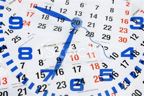 Clock And Calendar Stock Photo Royalty Free Freeimages