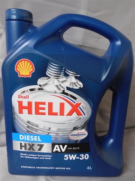 Shell products for efficient motoring. Shell Helix HX7 Professional AV 5W-30 4 l