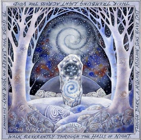 Pin By Rebekah Myers On Winter Solsticeyulealban Arthan Wiccan Art Solstice Art Pagan Art