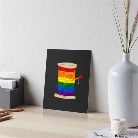 Rainbow Thread Spool Of Lgbt Queer Pride Flag Japanese Ocean Wave