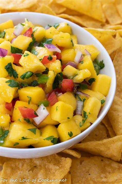 Fresh Mango Salsa For The Love Of Cooking