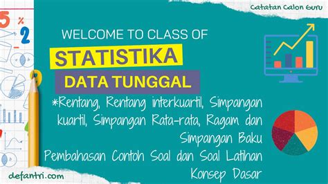 Cara Menghitung Simpangan Rata Rata Ragam Dan Simpangan Baku Data