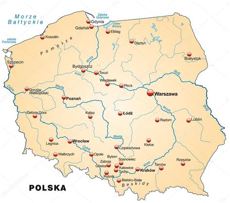 Mapa Polski Grafika Wektorowa Od ©artalis 39344811