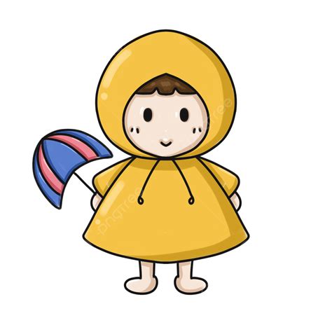 Yellow Raincoat Clipart Transparent Png Hd Yellow Raincoat Pink Blue