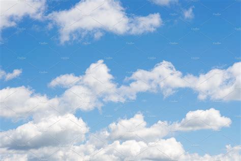 Blue Sky With White Clouds High Quality Nature Stock Photos