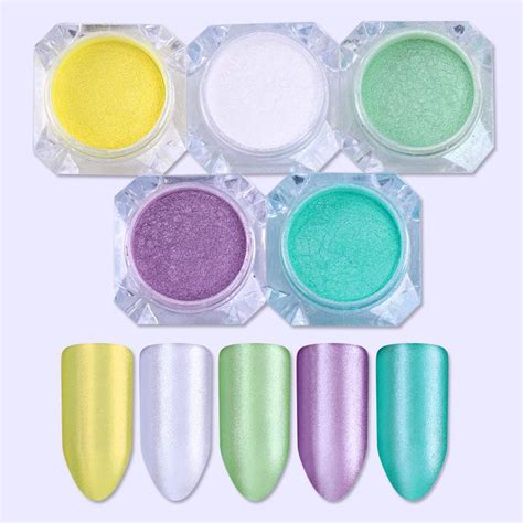 Buy Born Pretty 2gbox Mirror Pearl Powder Glitter Pigment At