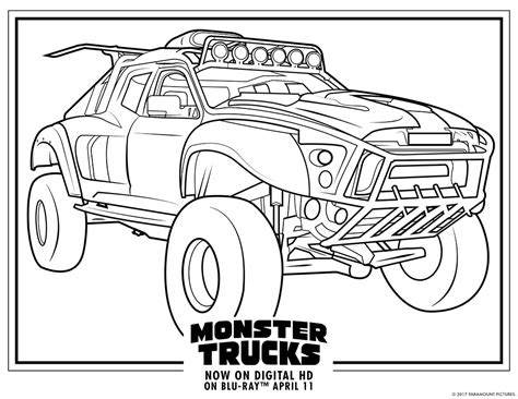 Monster Truck Coloring Pages Max D