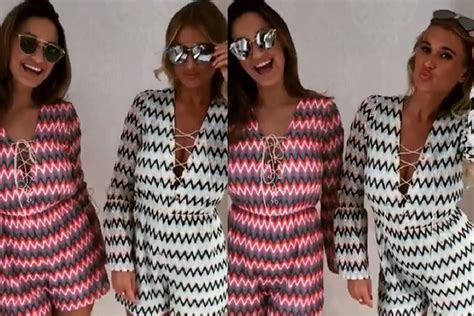 Towie Style Sam And Billie Faiers In Sister Sunglasses Fashion