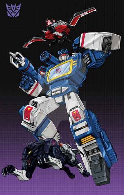 Action Figures G1 Transformers Decepticon Soundwave Lazerbeak Ravage Poster 11x17 Box Art Grid