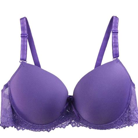 Women Solid Color Lace Push Up Bras Sexy Lingerie Underwear Padded